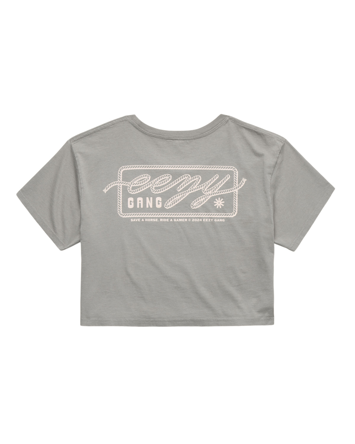 EEZY RIDER CROP TEE STRM