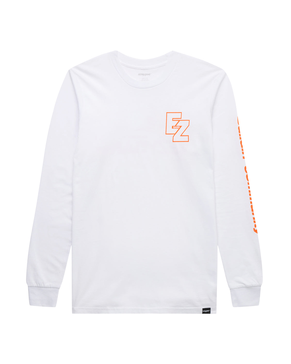 BACK TO WORK LS TEE WHT