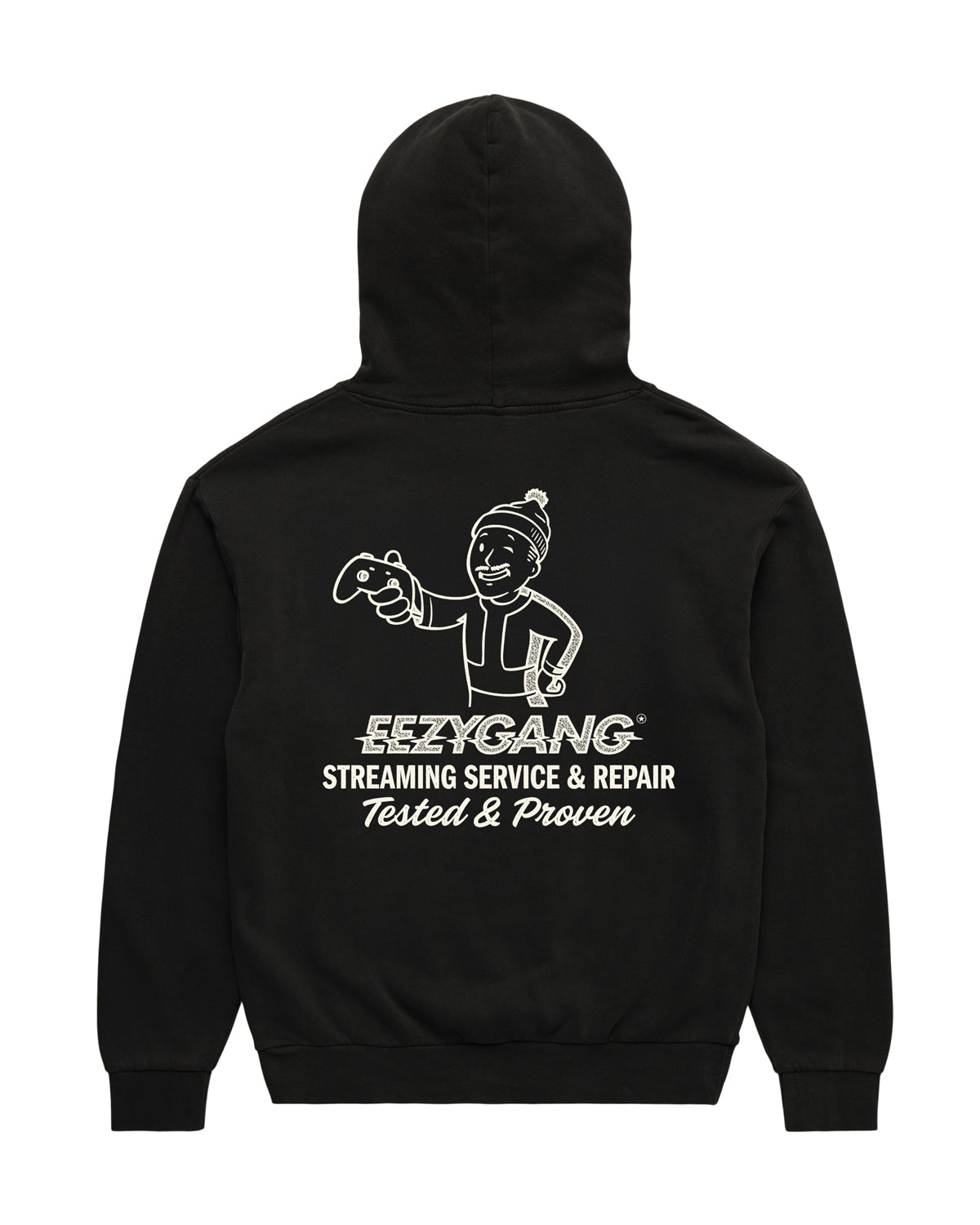 STREAMING SERVICE HOODIE BLK