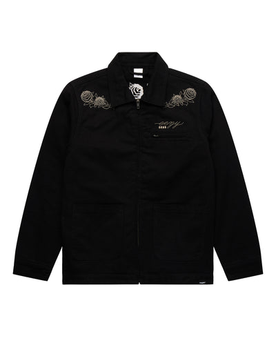 EEZY RIDER CANVAS JACKET BLK