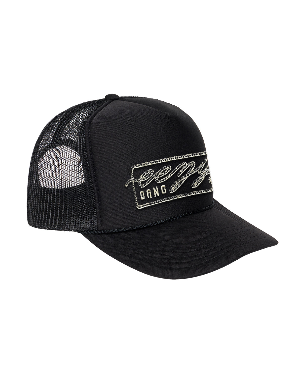 EEZY RIDER TRUCKER HAT BLK