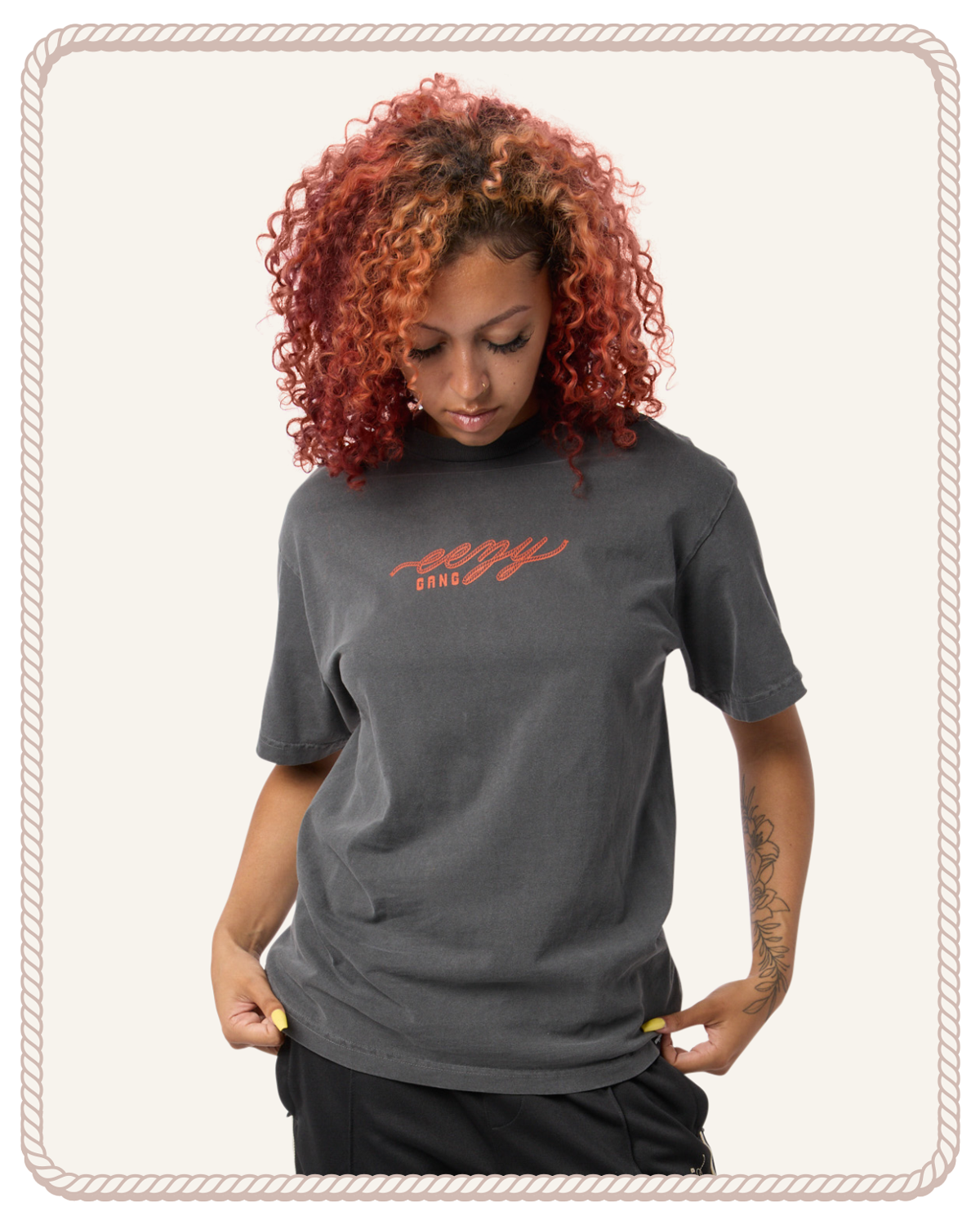 EEZY RIDER TEE PBLK