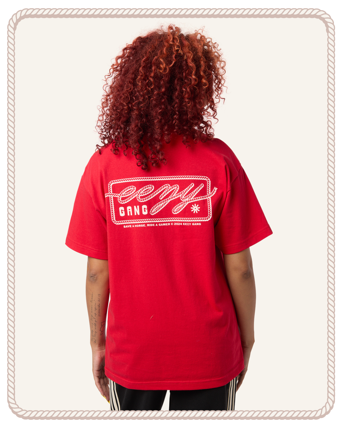 EEZY RIDER TEE RED