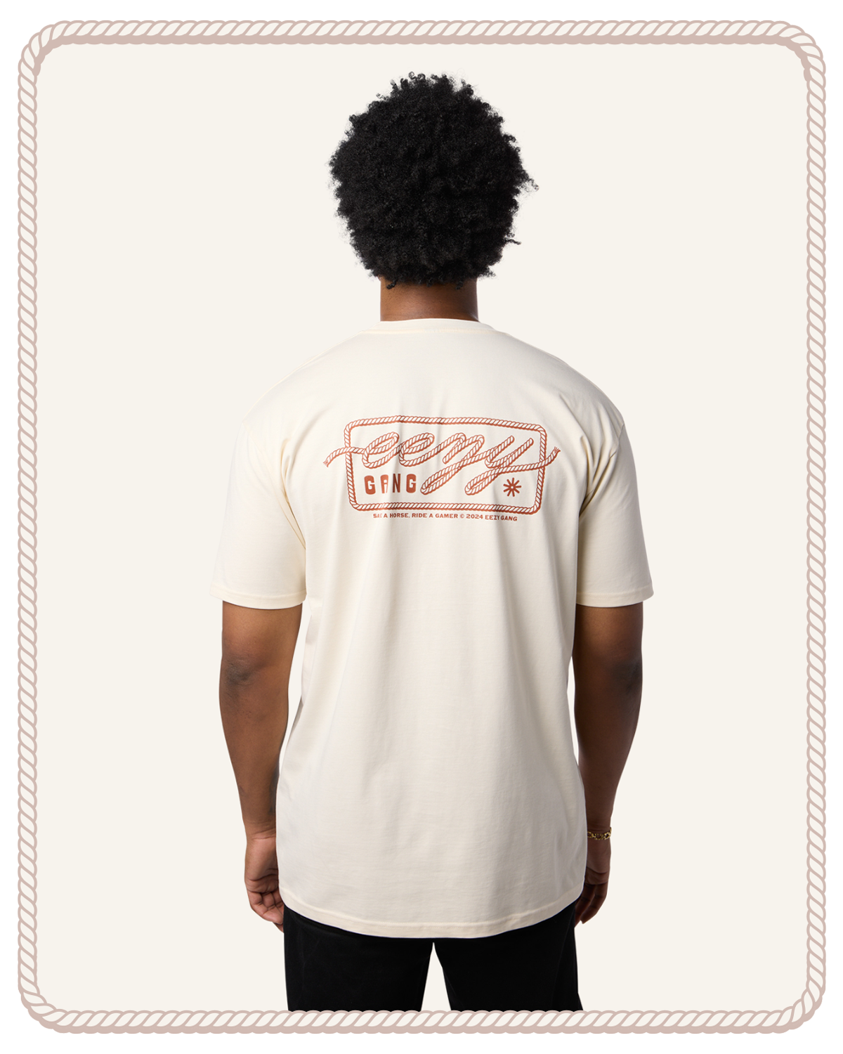 EEZY RIDER POCKET TEE BONE