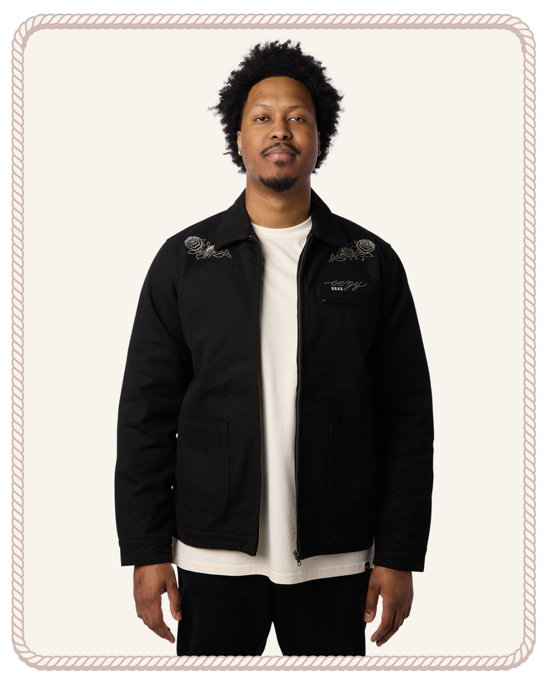 EEZY RIDER CANVAS JACKET BLK – EEZY GANG
