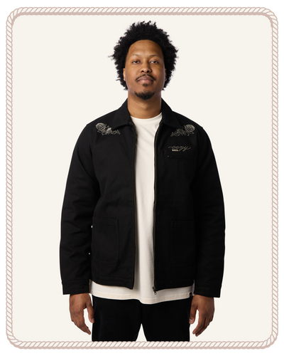 EEZY RIDER CANVAS JACKET BLK