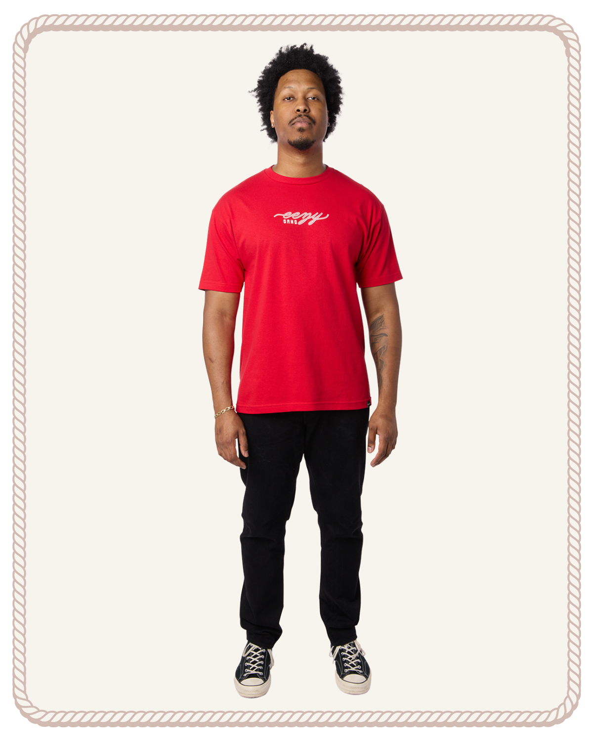 EEZY RIDER TEE RED