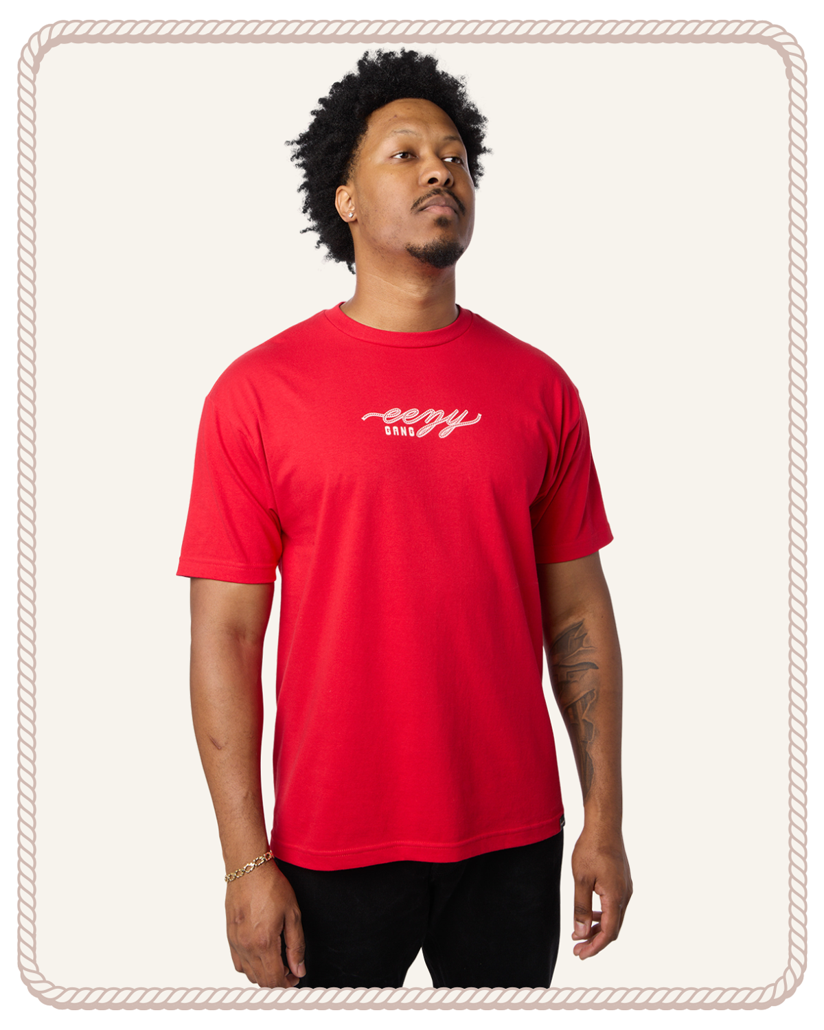 EEZY RIDER TEE RED