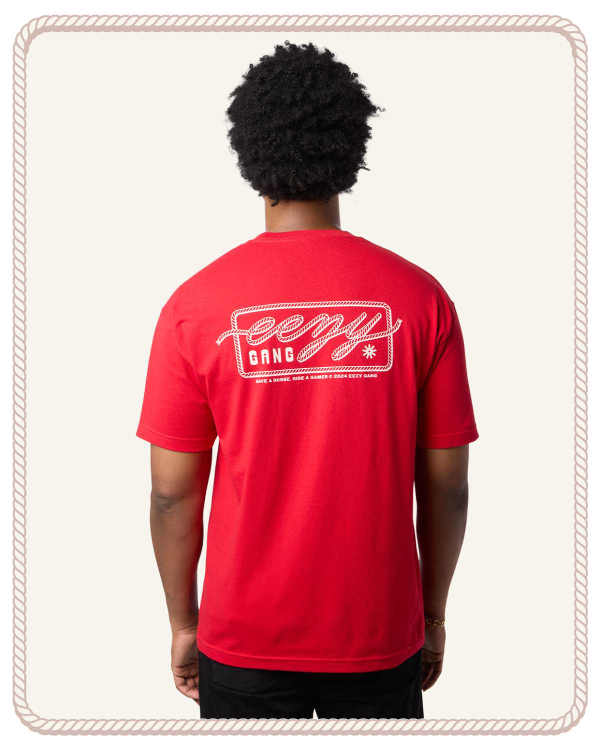 EEZY RIDER TEE RED